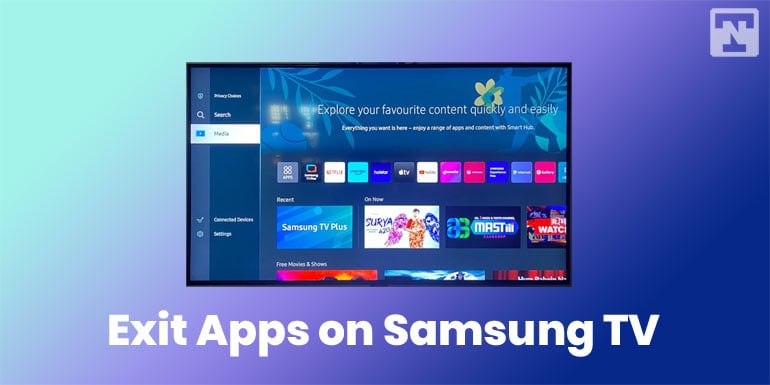 Πώς να βγείτε γρήγορα εφαρμογές στην Samsung TV