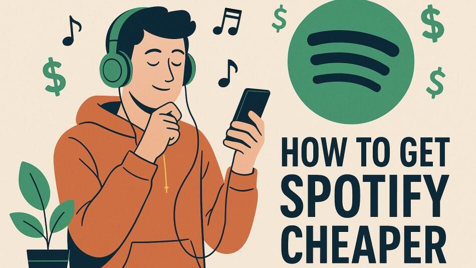 Πώς να αποκτήσετε το Spotify Premium φθηνότερο με VPN (2025)