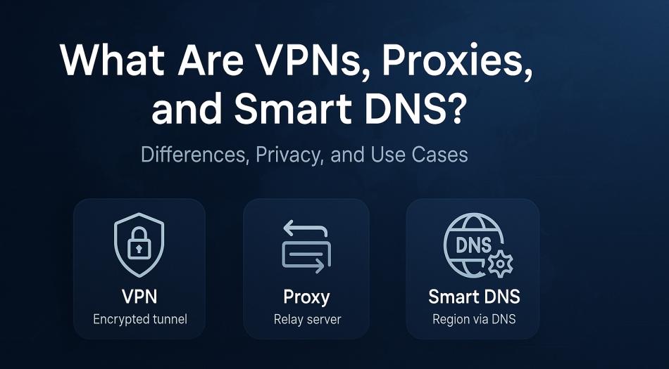 Τι είναι τα VPN, τα πληρεξούσια και τα έξυπνα DNs;
